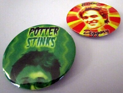 Wizarding Tournament Champion Button / 2.25&quot; Pin