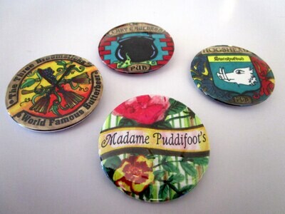 Wizarding Pub or Tea Room Button / 2.25&quot; Pin