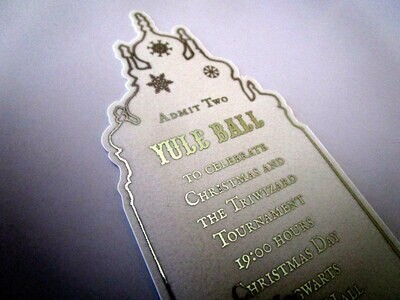 Wizarding Christmas Dance Ticket