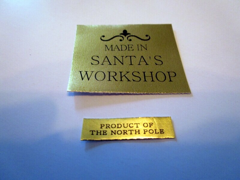 Made in Santa&#39;s Workshop Labels (set of 20)