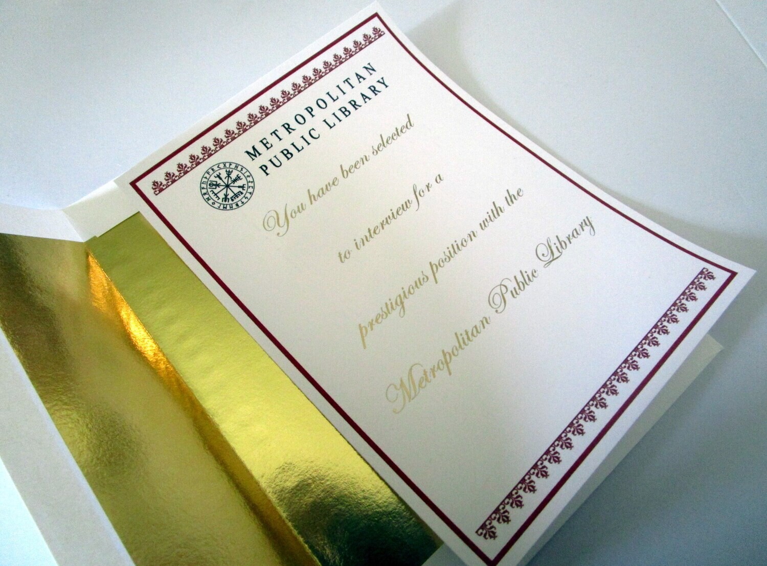 The Librarians - Library Interview Invitation