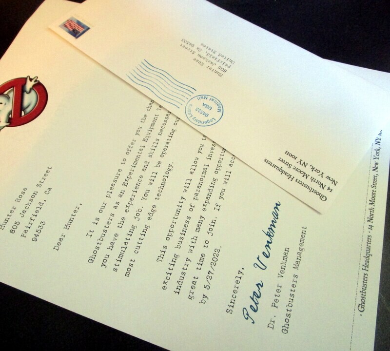 Ghost Team Job Offer Letter