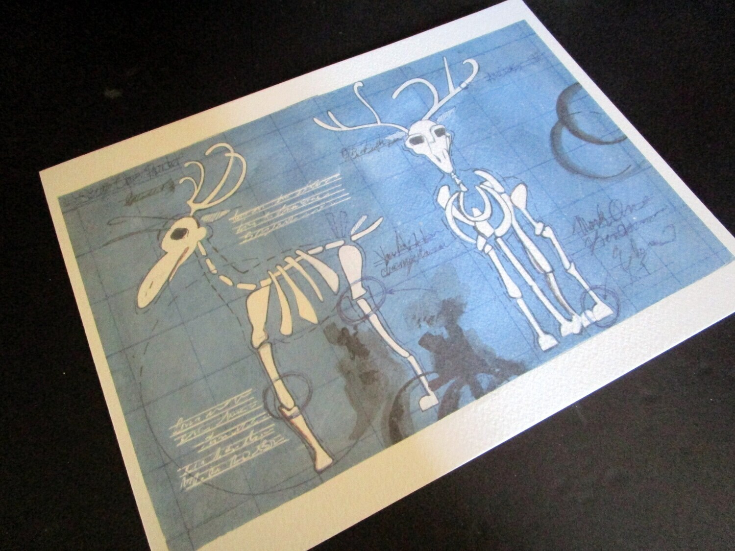 Nightmare Christmas Skeleton Reindeer Blueprint