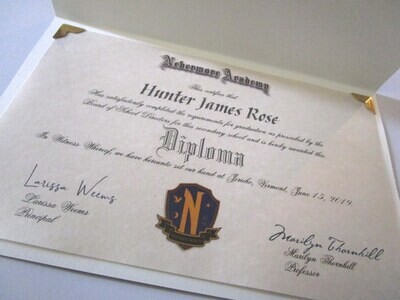 Diploma to any Fictional / Wizarding School