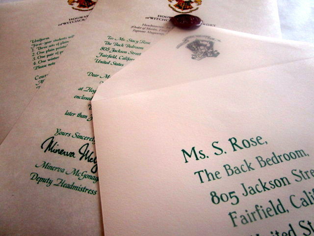 Acceptance Letter to ANY Wizarding School, Package: Acceptance Letter