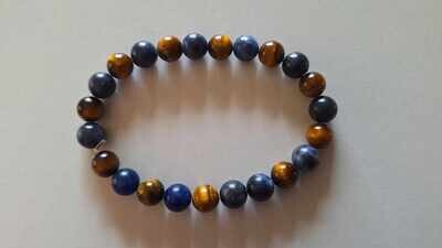 House colors reiki crystal bead bracelet