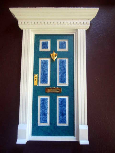 Tooth Fairy Door Magic Portal to Fairyland, Which would you like?: Sparkly Blue
