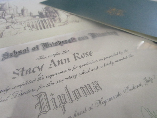 *Wizarding School Diploma
