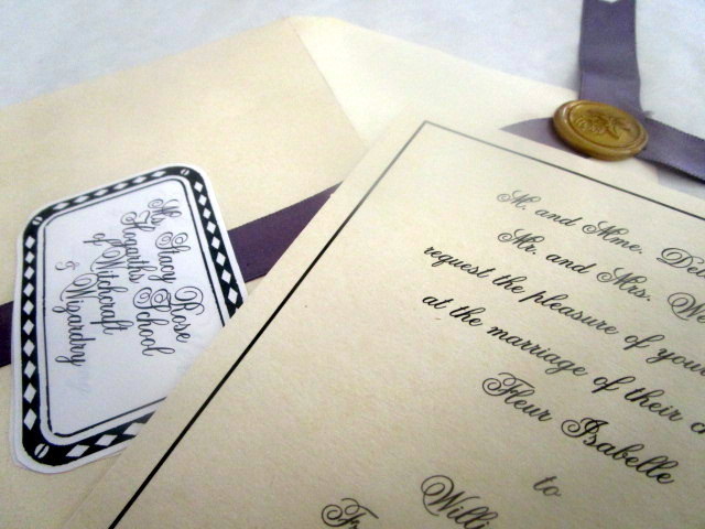 Bill &amp; Fleur Wedding Invitation