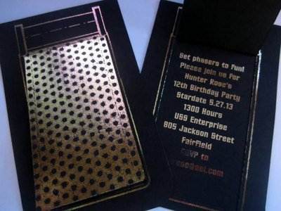 Sci Fi Communicator Notecard Invitation