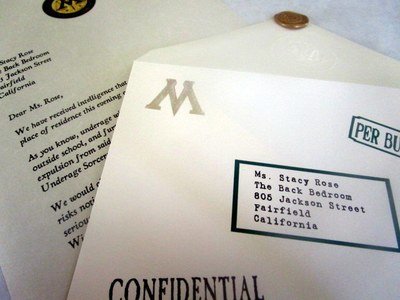 Wizarding Government Reprimand Letter