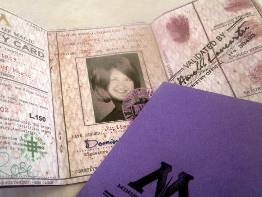 British Wizarding Government Identity (I.D.) Card