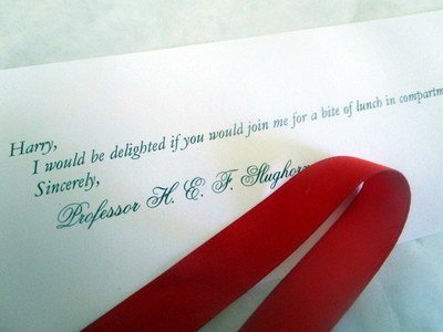 Wizarding School Slug Club Invitation (random)