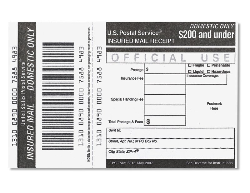 USPS insurance for item totals up to $200