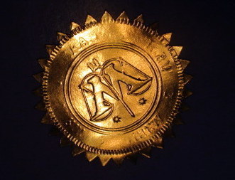 Tooth Fairy Gold Embossed Seals (20)