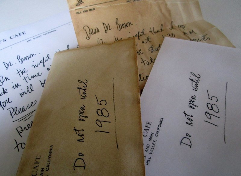 Marty&#39;s Letter to Doc (set of 2)