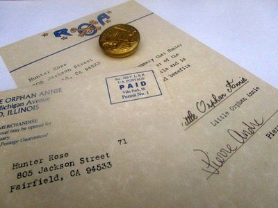 A Christmas Story Orphan Annie Replica Decoder Pin