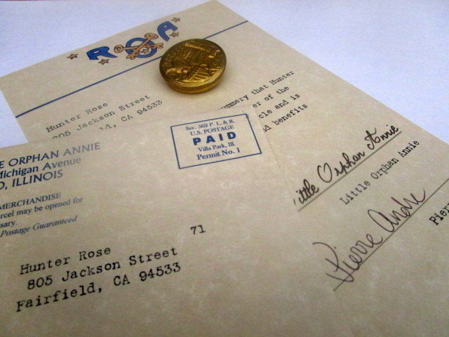 A Christmas Story Orphan Annie Replica Decoder Pin