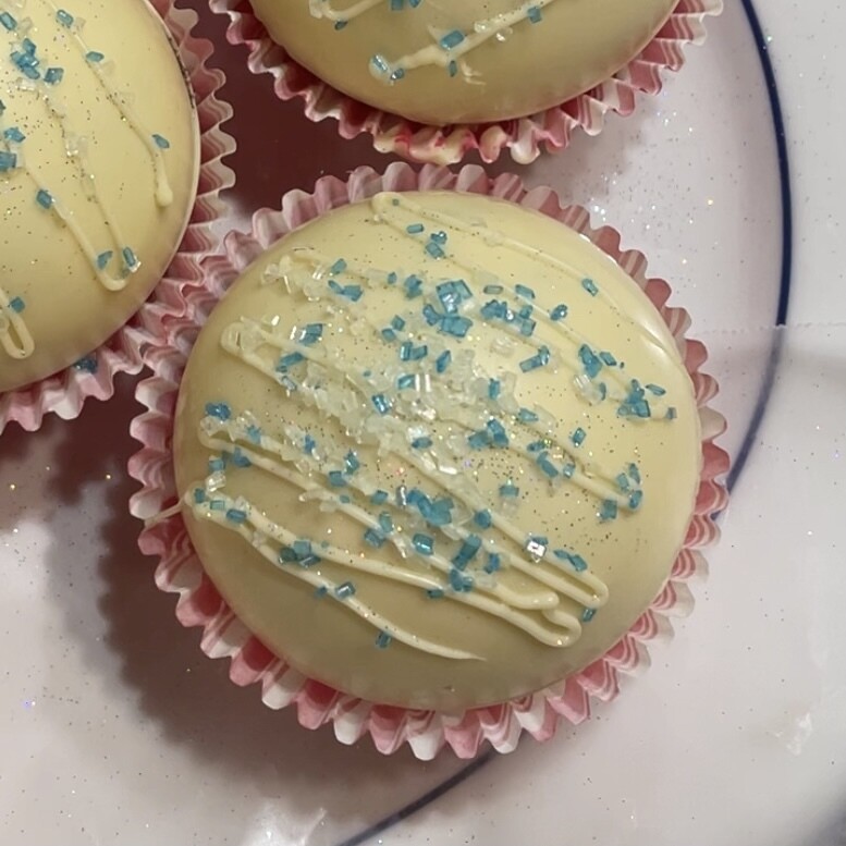 White Chocolate Hot Cocoa Bomb