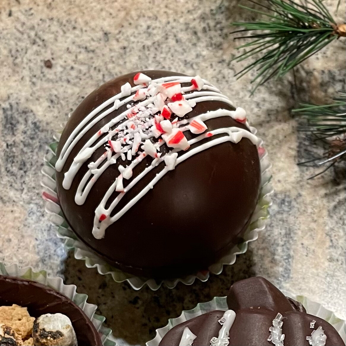 Peppermint Hot Cocoa Bomb