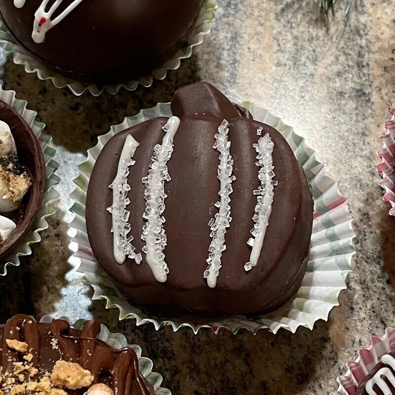 Pumpkin Spice Hot Cocoa Bomb