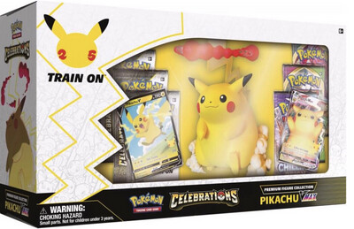 Pokémon TCG: Celebrations Premium Figure Collection—Pikachu VMAX set