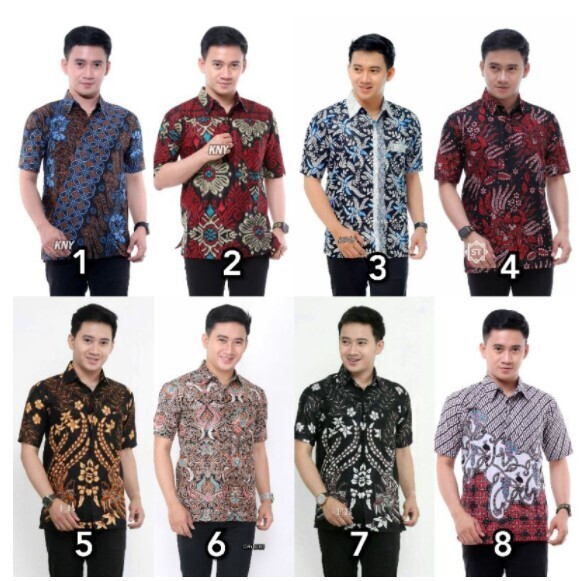 BAJU BATIK PRIA ABADI BATIK KEMEJA BATIK PRIA LENGAN PENDEK