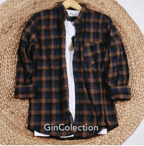 Kemeja Flanel Impor Pria Distro Flannel Lengan Panjang Pria,Kemeja Kotak Kotak Pria Lengan Panjang