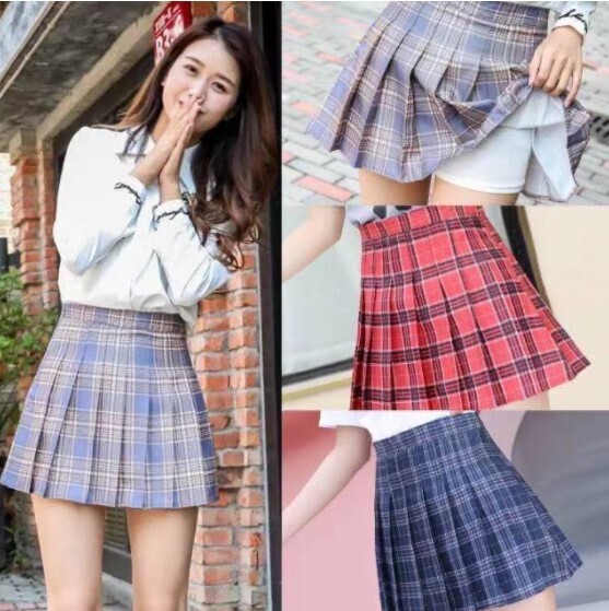 Miss curiosity Mini Skirt / Lipit Skirt / Rok Mini C004 (Size S-M-L-XL)