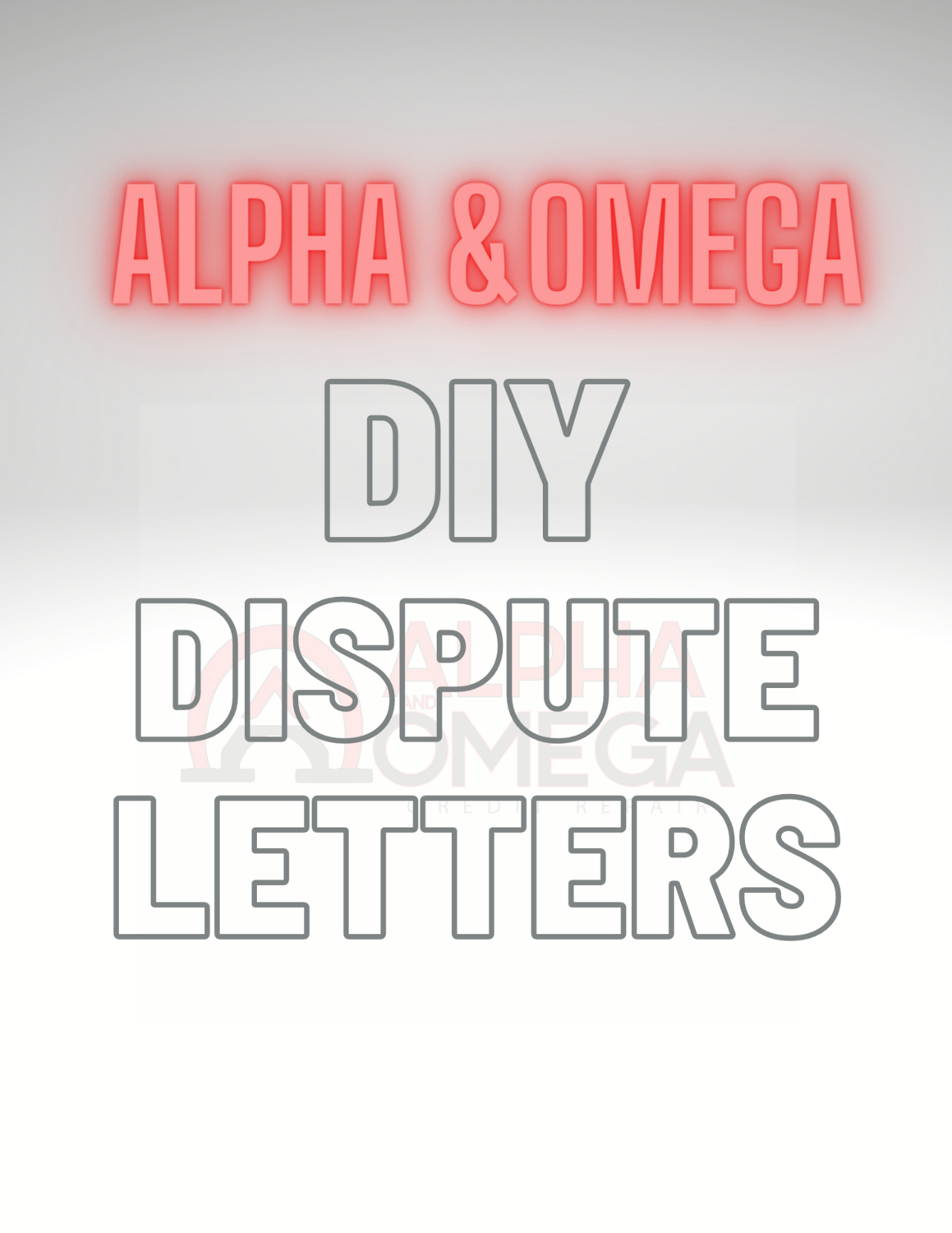 AO DIY Dispute Letters