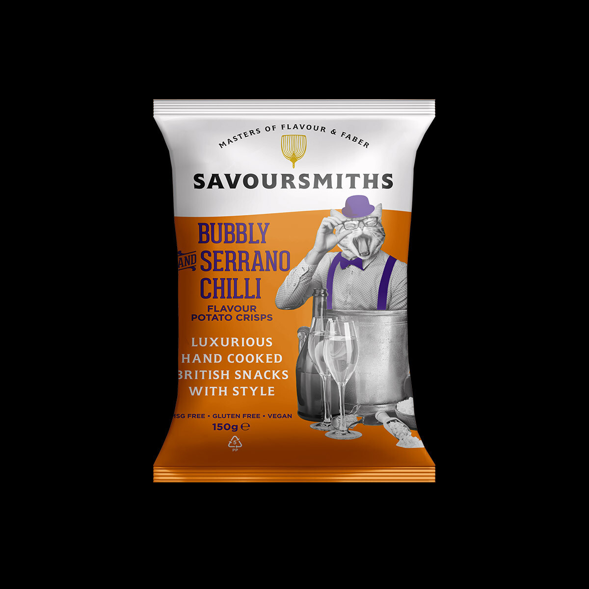 Savoursmiths Bubbly & Serrano Chilli Crisps
