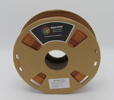 2-kleuren - Gold-Copper Silk PLA 1.75 mm / 1 kg