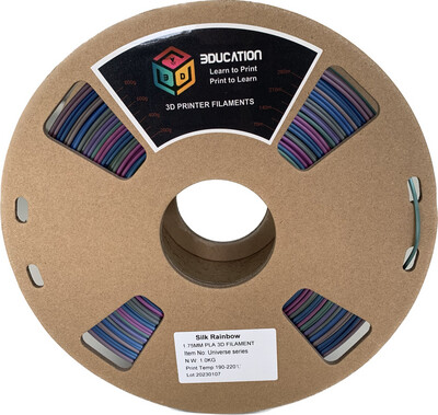3Ducation PLA Silk Rainbow - Universe 1.75 mm / 1 kg