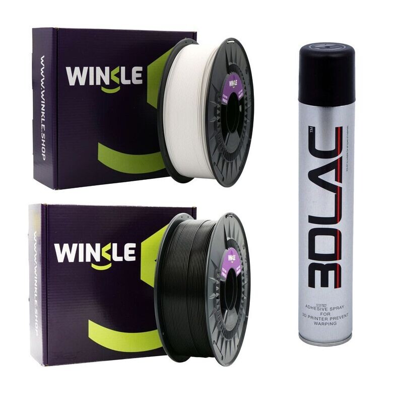 Starterpack - 2x PLA HD (Kleur naar keuze) + 3D LAC
