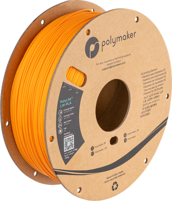 Polylite LW-PLA Bright Orange - 0,8kg - 1,75mm Polylite LW-PLA Bright Orange - 0,8kg - 1,75mm