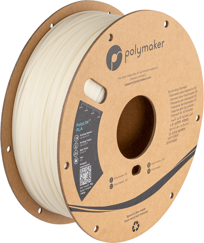 PolyLitePLA Glow in the Dark - Blue 1,75mm - 1KG