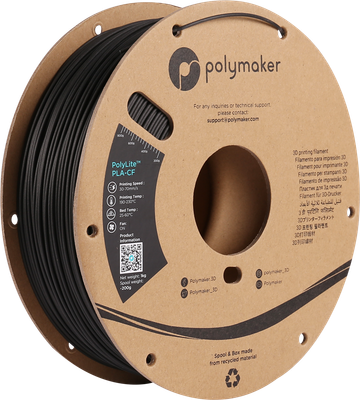 Polymaker PolyLite PLA CF Black 1Kg