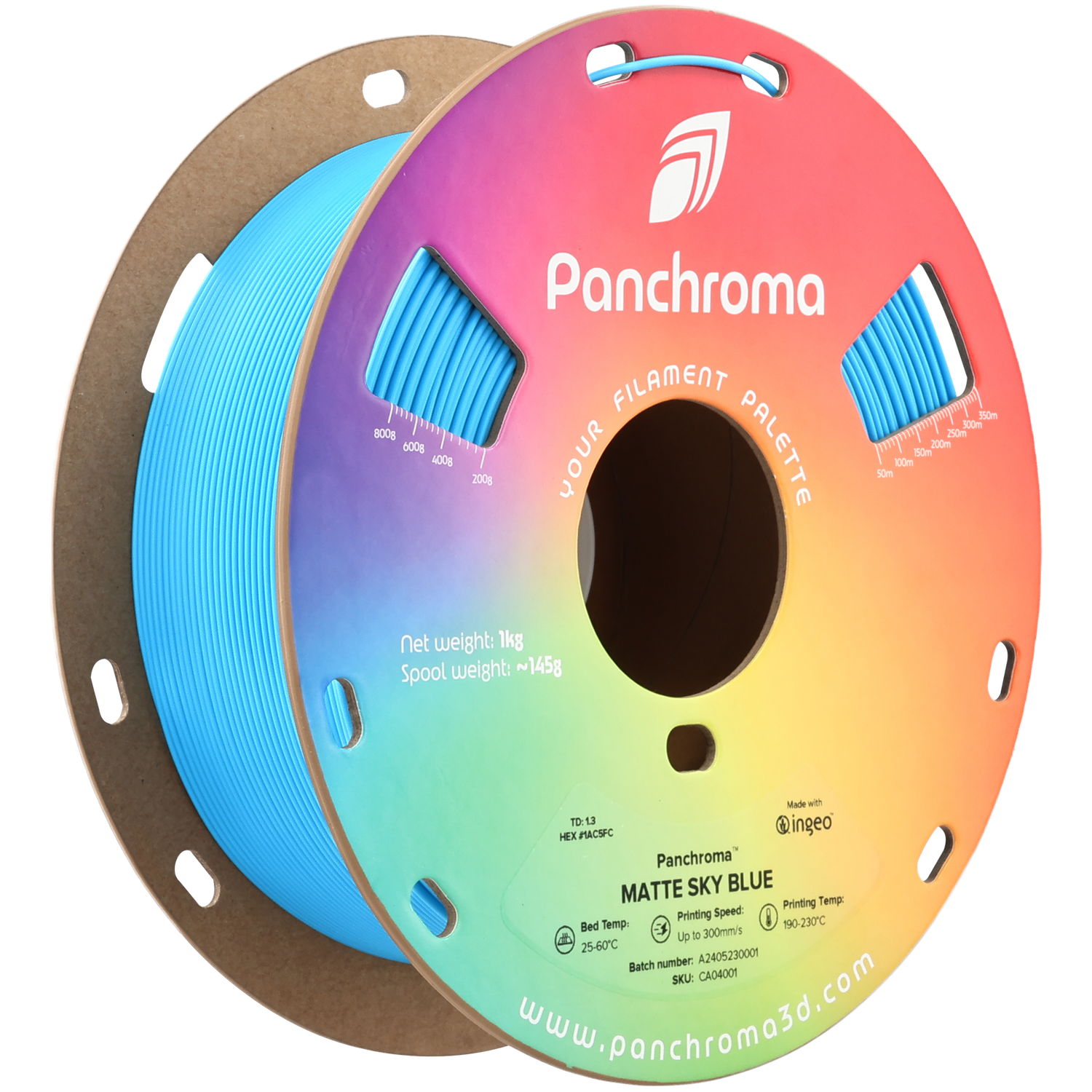 Panchroma™ Matte Sky Blue PLA  1Kg