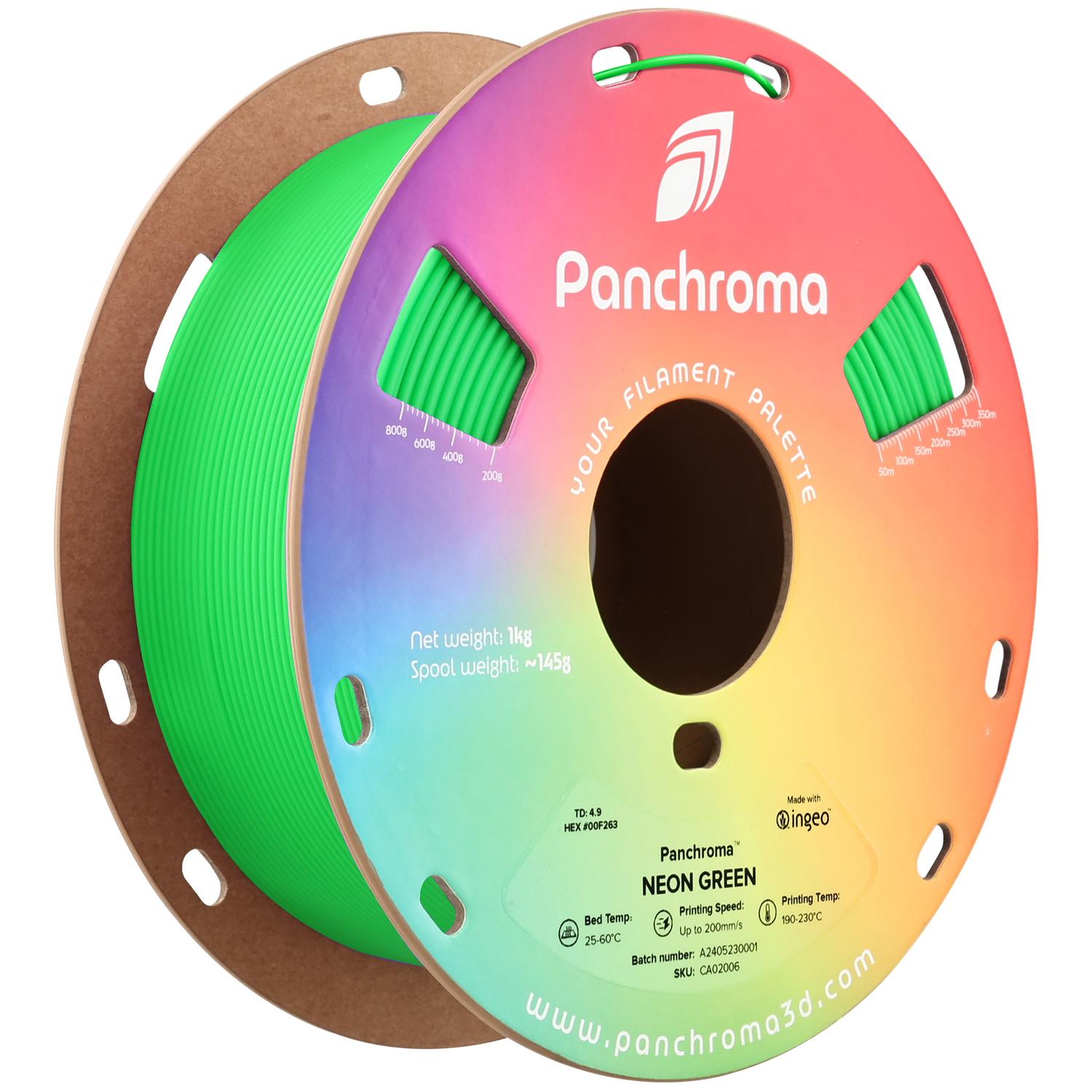 'Panchroma™ PLA Neon Green 1Kg