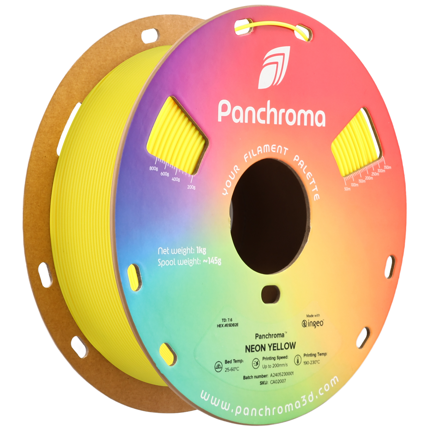 'Panchroma™ PLA Neon Yellow 1Kg