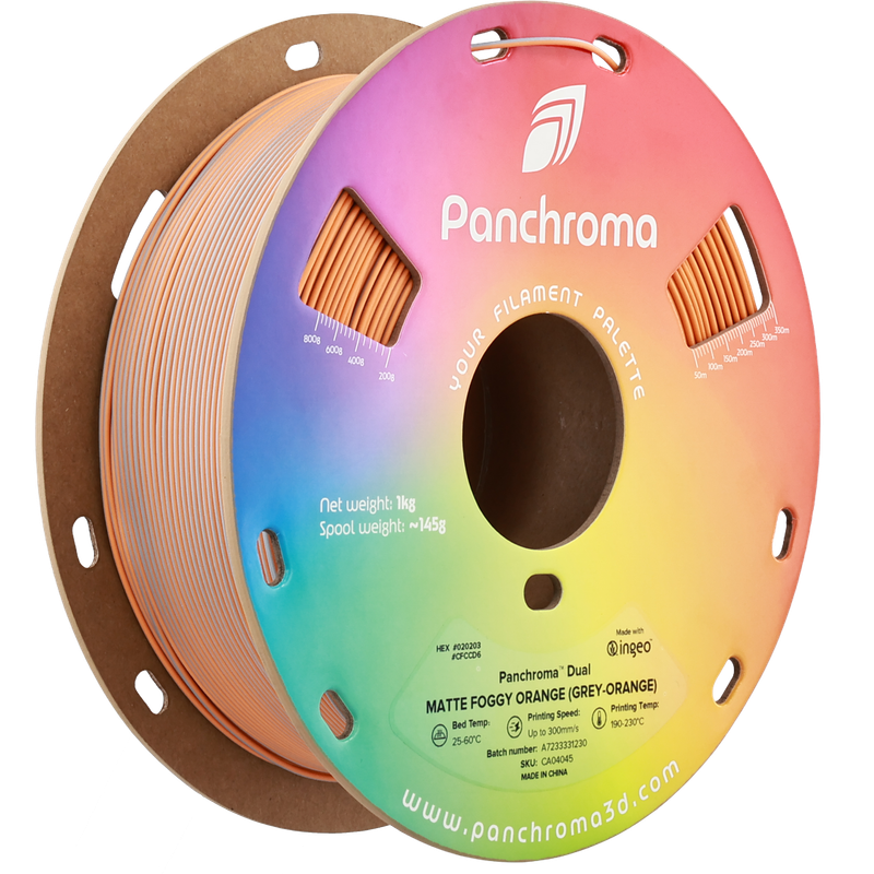 Panchroma™ Dual Matte Foggy Orange (Grey-Orange)  PLA 1KG
