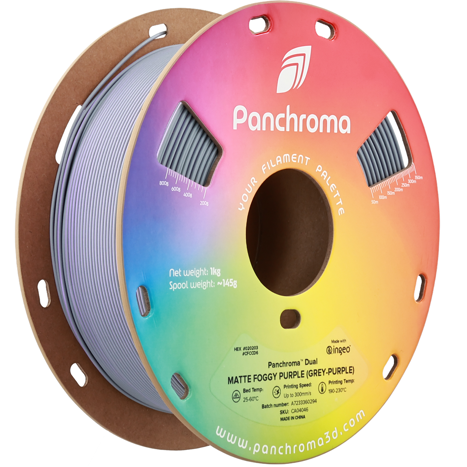 Panchroma™ Dual Matte Foggy Purple (Grey-Purple)  PLA 1KG