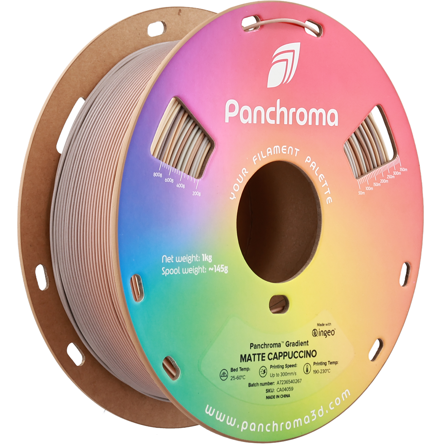 Panchroma™ Gradient Matte Cappuccino PLA 1KG