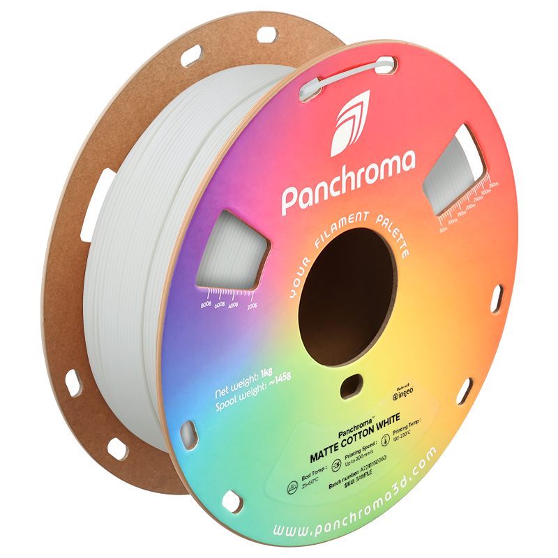 Panchroma™ Matte Cotton White PLA 1KG