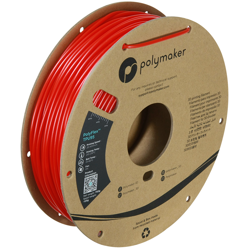 PolyFlex™  TPU95 Red 750g
