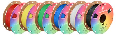 Matte PLA 1.75 MM pakket 6 basiskleuren Rood-Geel-Blauw-Groen-Wit-Zwart 6x1KG