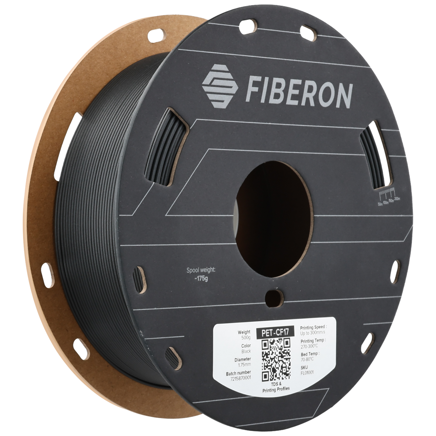 Fiberon™ PET-CF17 Black 0,5kg
