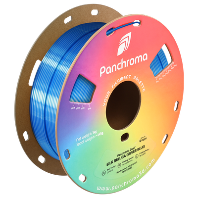 Panchroma™ Dual Silk Beluga (Silver-Blue) PLA 1,75mm - 1KG