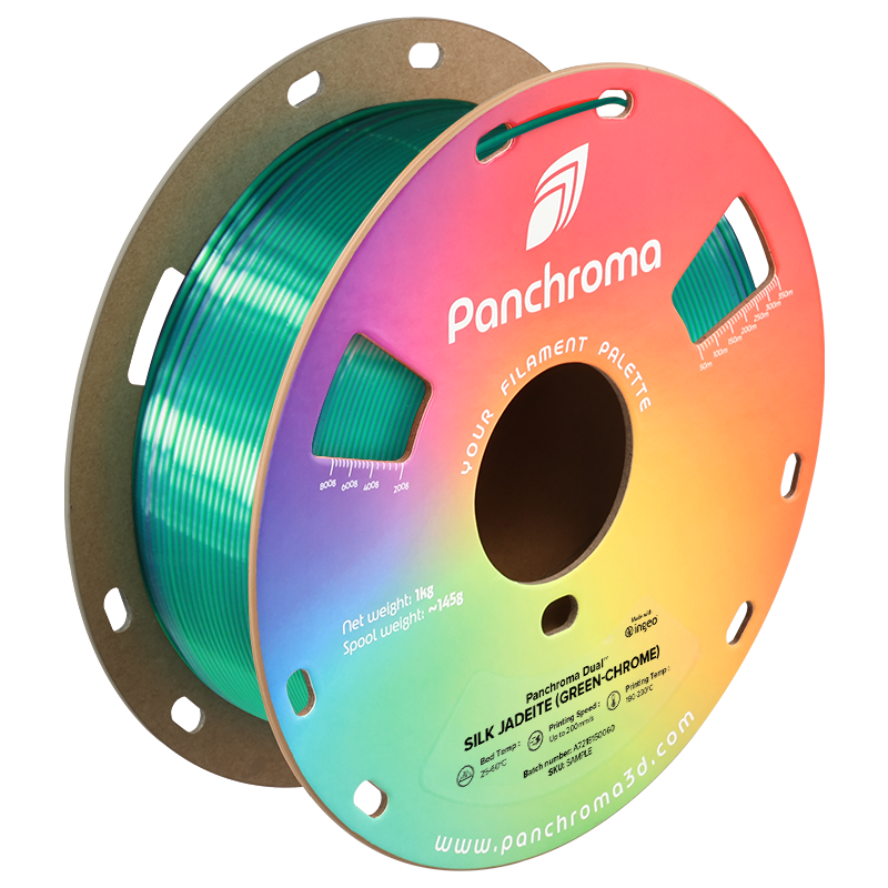 Panchroma™ Dual Silk jadeite(Green-Chrome) PLA 1,75mm - 1KG