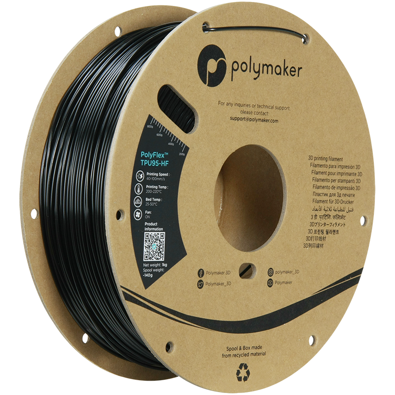 PolyFlex™  TPU95 HF Black 1kg